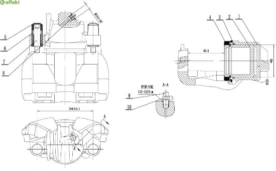 Brake Caliper VOLVO - 8602677