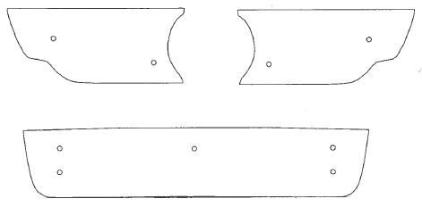 Trim/Protection Strip, radiator grille VW Golf 5