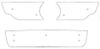 Trim/Protection Strip, radiator grille VW Golf 5
