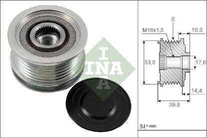 Alternator Freewheel Clutch PSA - 96 627 316 80