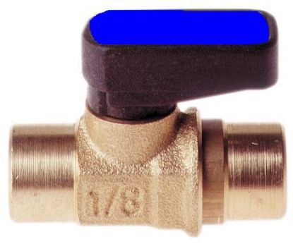 Gasket, coolant pipe AC Kuulkraan 1/8" F - F Sinine