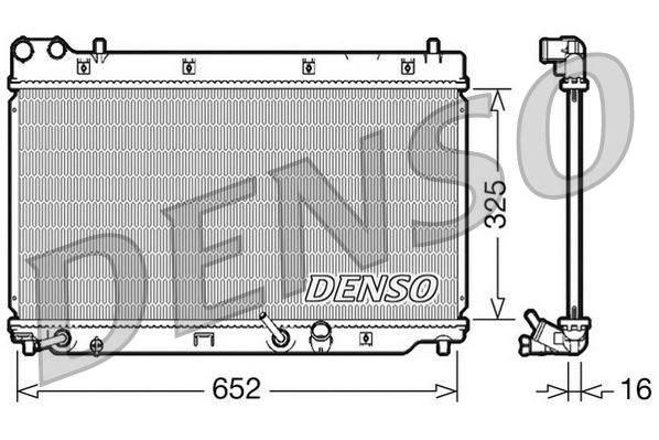 Radiator, engine cooling HONDA Jazz 1.4 i Aut. 04/05 Radiator, engine cooling HONDA Jazz 1.4 i Aut. 04/05