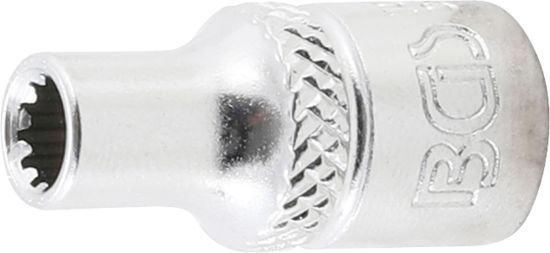 Socket Wrench Insert 1/4" Socket "Gear Lock", 4.5 mm