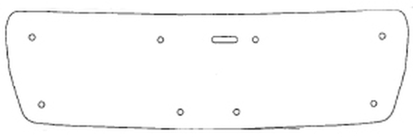 Trim/Protection Strip, radiator grille MB E 1995-1999