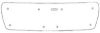 Trim/Protection Strip, radiator grille MB E 1995-1999