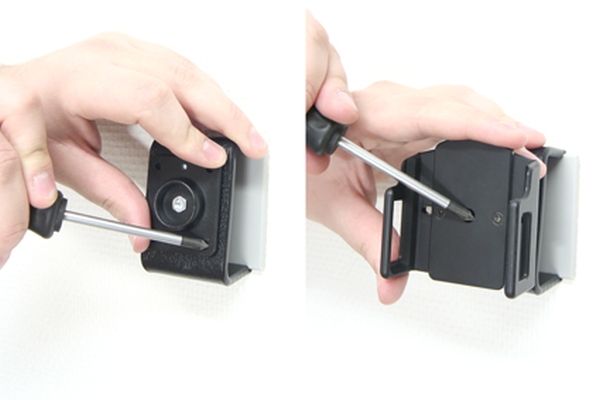 Mobile phone/PDA holder laius 49-63mm, paksus 12-16mm, tilt