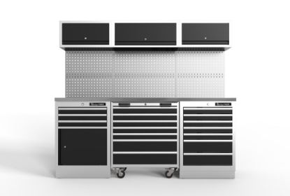 Tool Cabinet Kolm moodulit RV töötasapinnaga 2215x1980x546mm