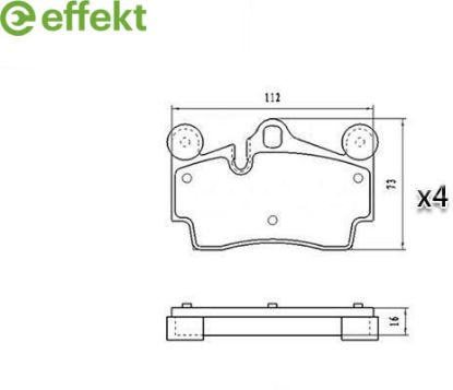 Brake Pad Set, disc brake VAG Brake Pad Set, disc brake VAG