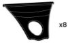 Mounting Set, roof rack Awning Fixation Kit Fiamma