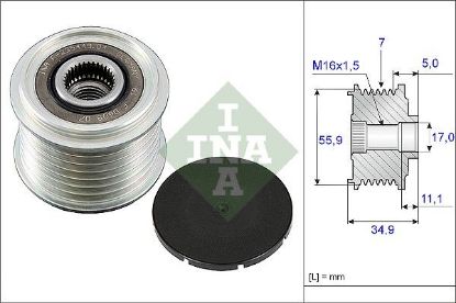 Alternator Freewheel Clutch VAG - 021 903 119 J