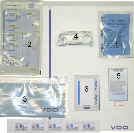 Control Unit, tachograph Kalibreerimis kompl.
