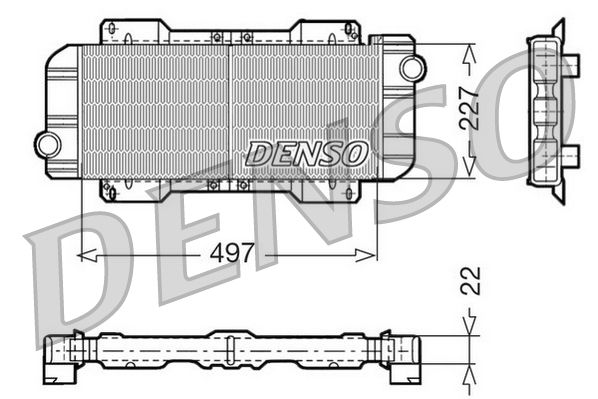 Radiator, engine cooling FORD Escort III 1.1 Radiator, engine cooling FORD Escort III 1.1