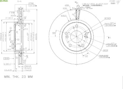 Brake Disc HONDA - 45251-TV2-E00 Brake Disc HONDA - 45251-TV2-E00