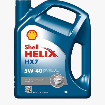 Engine Oil Shell Helix HX 7  5W-40 4L