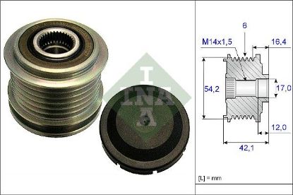 Alternator Freewheel Clutch VOLVO - 30667067