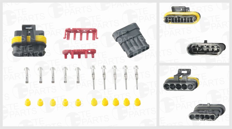 Cable Connector Kit 5 PIN komplekt "superseal" ISA + EMA