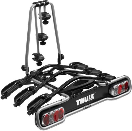 Bike Rack, trailer hitch carrier EuroRide 3 (3 rattale, 13pin)