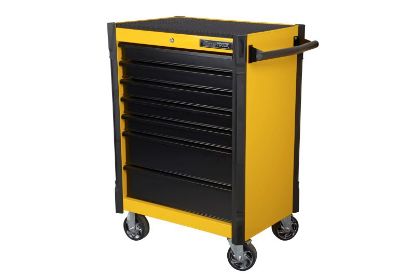 Tool Trolley CUSTOM LINE 7 sahtlit kollane