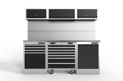 Tool Cabinet Kolm moodulit RV tasapinnaga 2215x1980x546mm