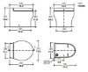 WC pott Elegance 2G 24V madal/valge./thermoset./standard 2