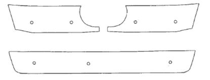 Trim/Protection Strip, radiator grille Audi A7 2010-2014
