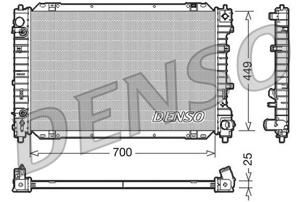 Radiator, engine cooling FORD Maverick 2.0 * man. 05/ Radiator, engine cooling FORD Maverick 2.0 * man. 05/