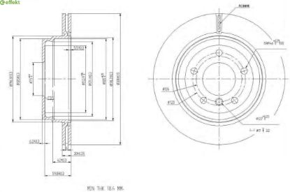 Brake Disc BMW - 34 21 6 764 653