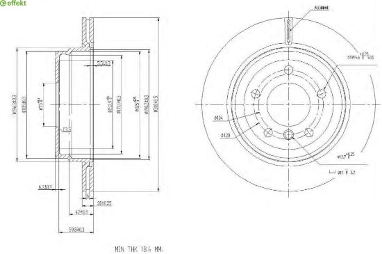 Brake Disc BMW - 34 21 6 764 653