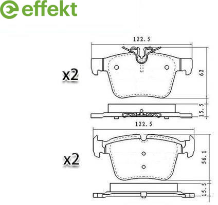 Brake Pad Set, disc brake MERCEDES-BENZ - 008 420 13 20