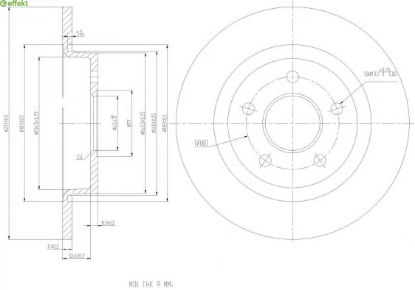 Brake Disc FORD - 1 704 765