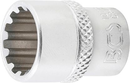 Socket Wrench Insert 1/4" Socket "Gear Lock", 13 mm