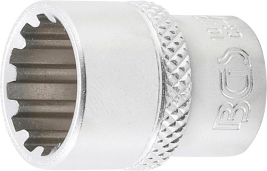 Socket Wrench Insert 1/4" Socket "Gear Lock", 13 mm