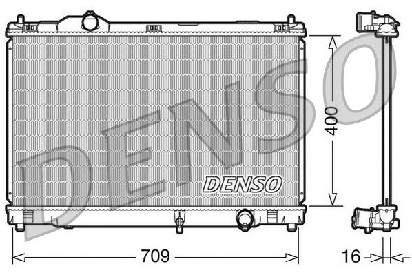 Radiator, engine cooling LEXUS GS 300 3.0 i 04/05- Radiator, engine cooling LEXUS GS 300 3.0 i 04/05-