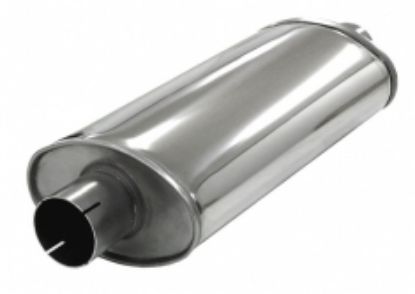 Centre/Rear Muffler Pütt big 2,5" RV ovaal 115/185mm L=420mm