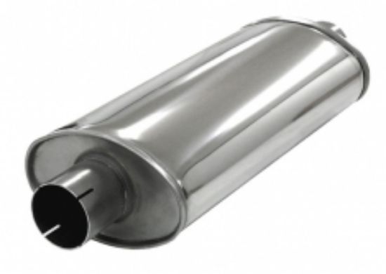 Centre/Rear Muffler Pütt big 2,5" RV ovaal 115/185mm L=420mm