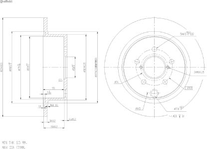 Brake Disc SUBARU - 26700-FJ000