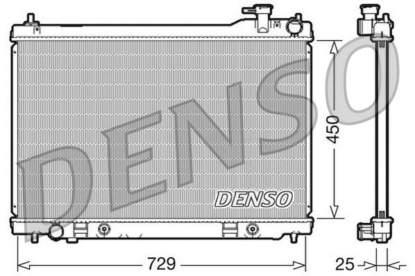 Radiator, engine cooling INFINITI FX35 02/03- Radiator, engine cooling INFINITI FX35 02/03-