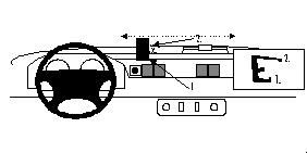 Trim Frame Land Rover Defender 98-06 vas.