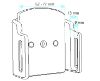 Mobile phone/PDA holder Apple iPhone SE reguleeritav,paksus 9-13mm