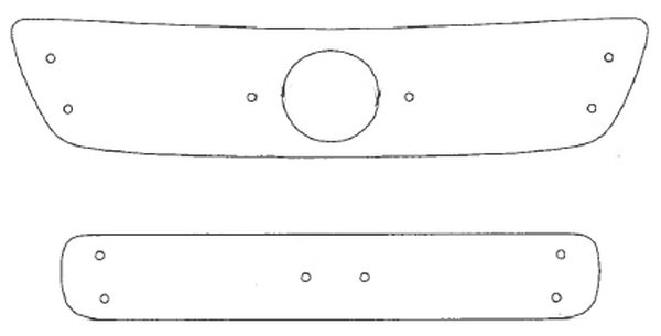 Trim/Protection Strip, radiator grille VW Passat 1997-2000