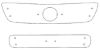 Trim/Protection Strip, radiator grille VW Passat 1997-2000