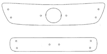 Trim/Protection Strip, radiator grille VW Passat 1997-2000