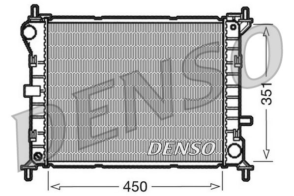Radiator, engine cooling FORD Focus 1.4 i / 1.6i Radiator, engine cooling FORD Focus 1.4 i / 1.6i