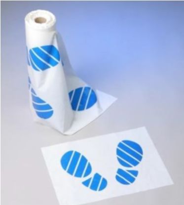 Hygiene protection film auto põrandale 500tk rullis 38x50cm krepp-paberist