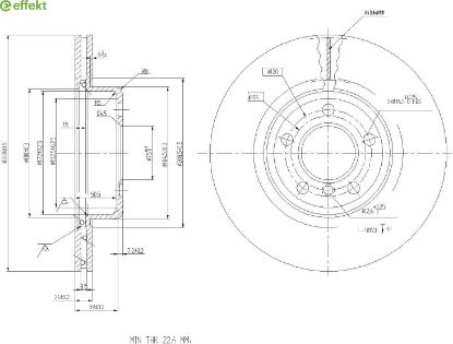 Brake Disc BMW - 34 11 6 794 429 Brake Disc BMW - 34 11 6 794 429