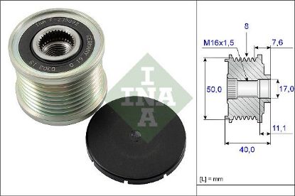Alternator Freewheel Clutch MERCEDES-BENZ - 629 150 04 50
