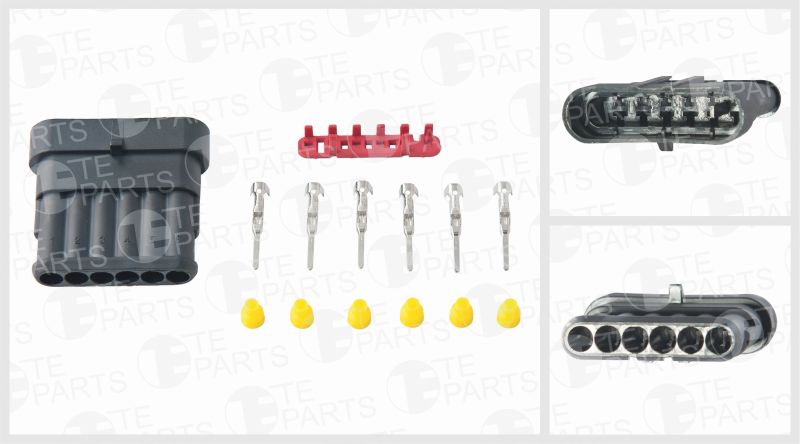Cable Connector Kit 6 PIN komplekt "superseal" ISA
