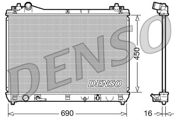 Radiator, engine cooling SUZUKI Grand Vitara 2.0 i A
