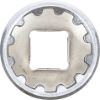 Socket Wrench Insert 3/8" Socket "Gear Lock", 18 mm