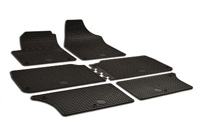 Non-skid Inset Mat Seat Alhambra / VW Sharan 96-09 6tk - ovaal.kinn.